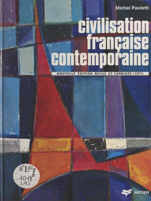 cover image of Civilisation française contemporaine